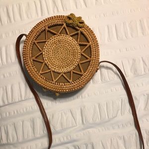 Rattan purse